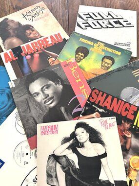 Lot of 10 R&B Vintage Vinyl Records (All in Good Condition)